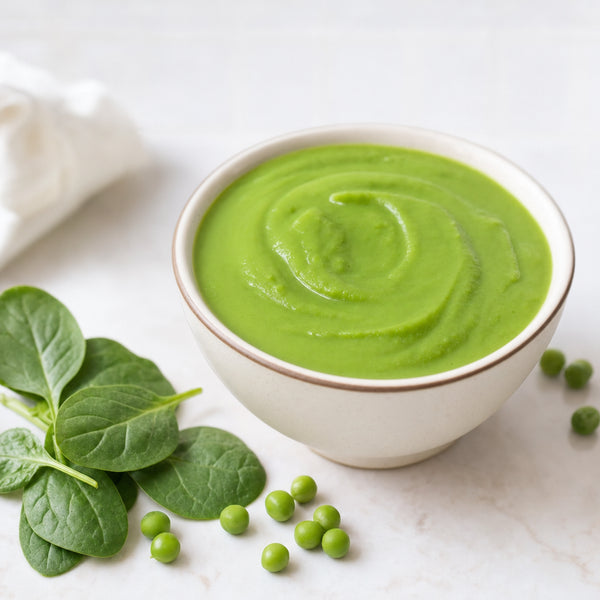 Pea and Spinach Purée